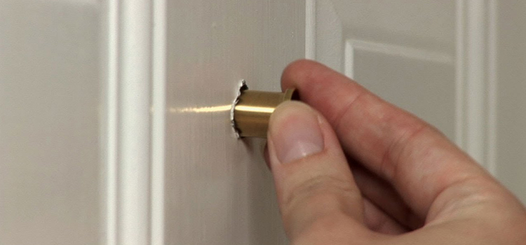 peephole door repair in Willows